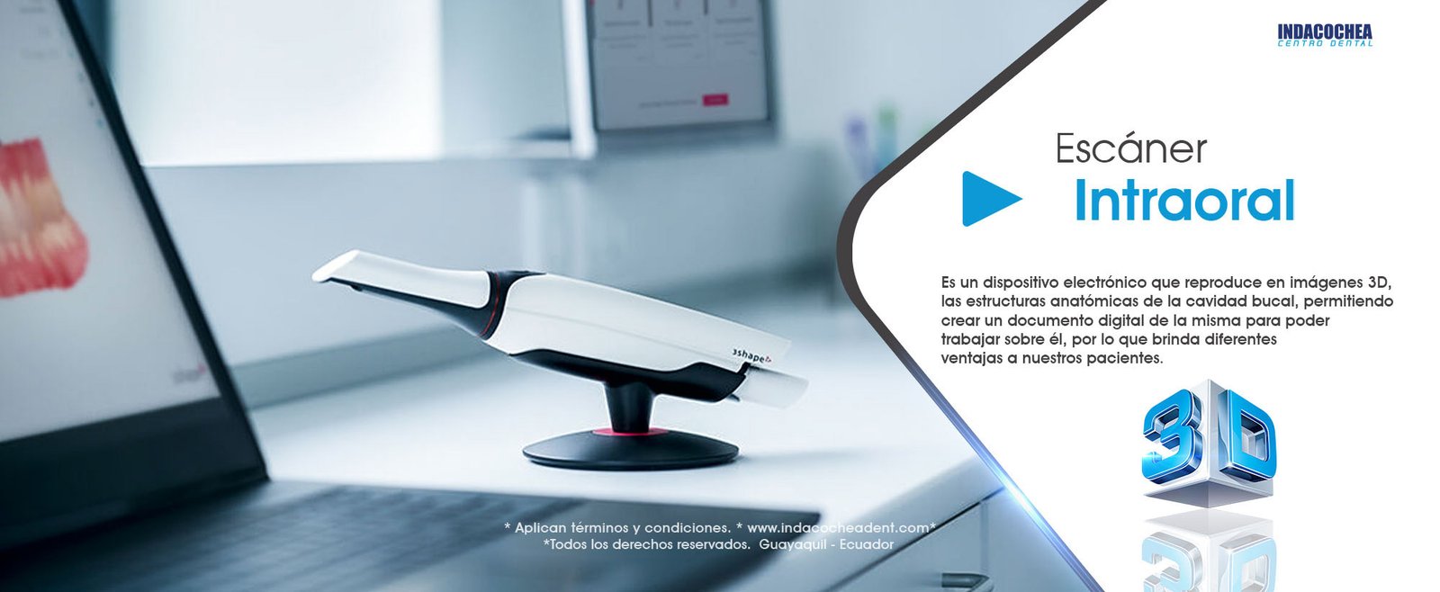 Atención odontológica en Indacochea Centro Dental